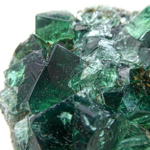 Green Fluorite Specimen from the Greedy Hog Pocket, Diana Maria Mine, Weardale • Rare Natural Crystals with Fluorescence