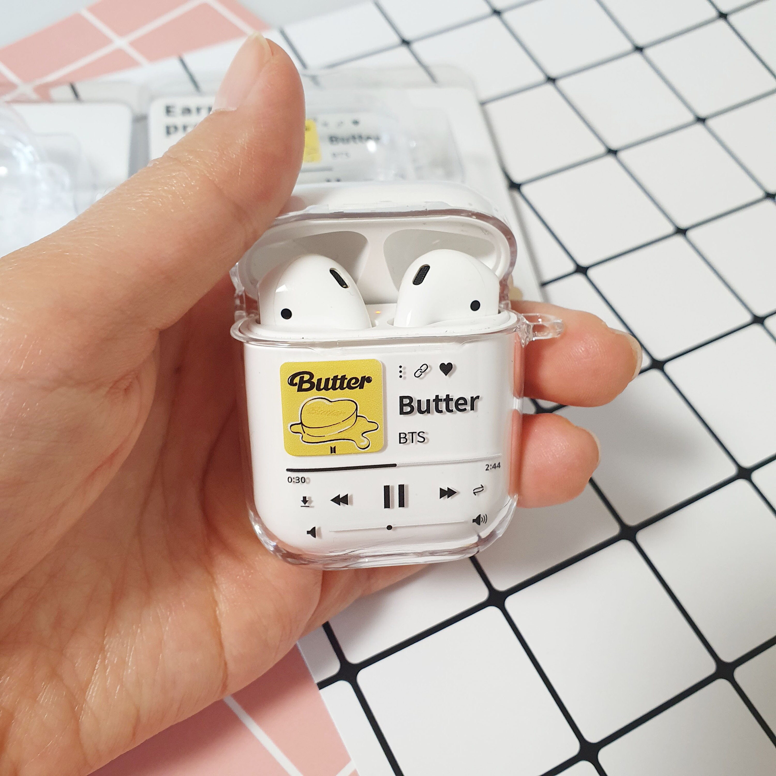 Nuovo burro BTS Miglior canzone Playlist airpod case airpod | Etsy Italia