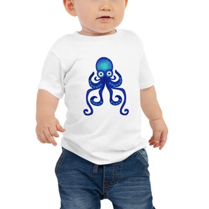 Octopus Shirt, Baby Jersey Short Sleeve Tee