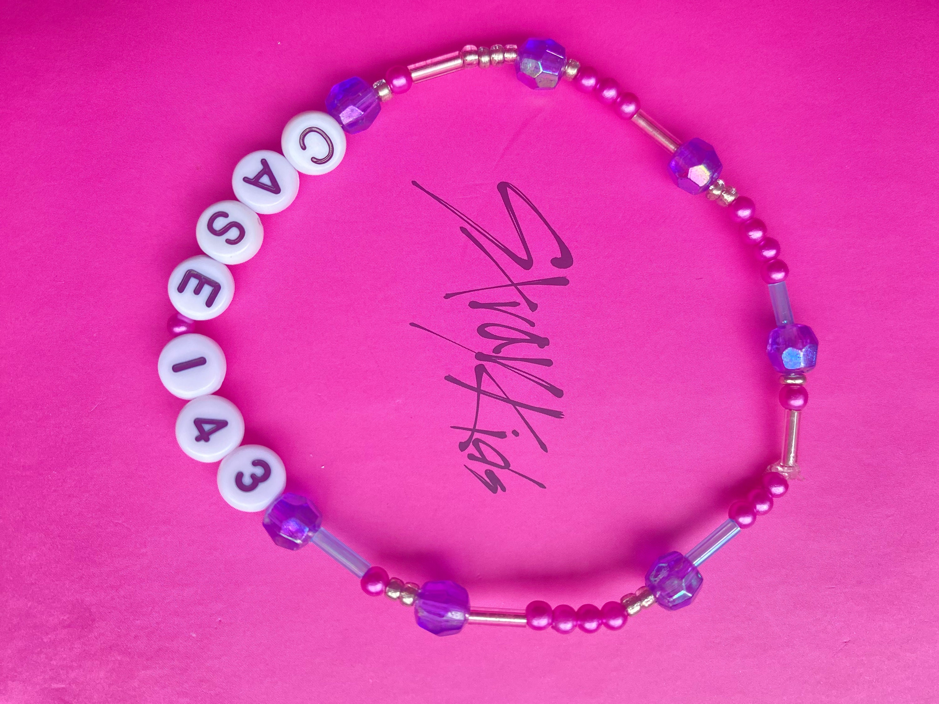 【VVV】Teen Pink Beaded Heart Toggle Necklace▲STRAYKIDS着用 Stray Kids felix & changbin 着用 / VVV / ティーンハート