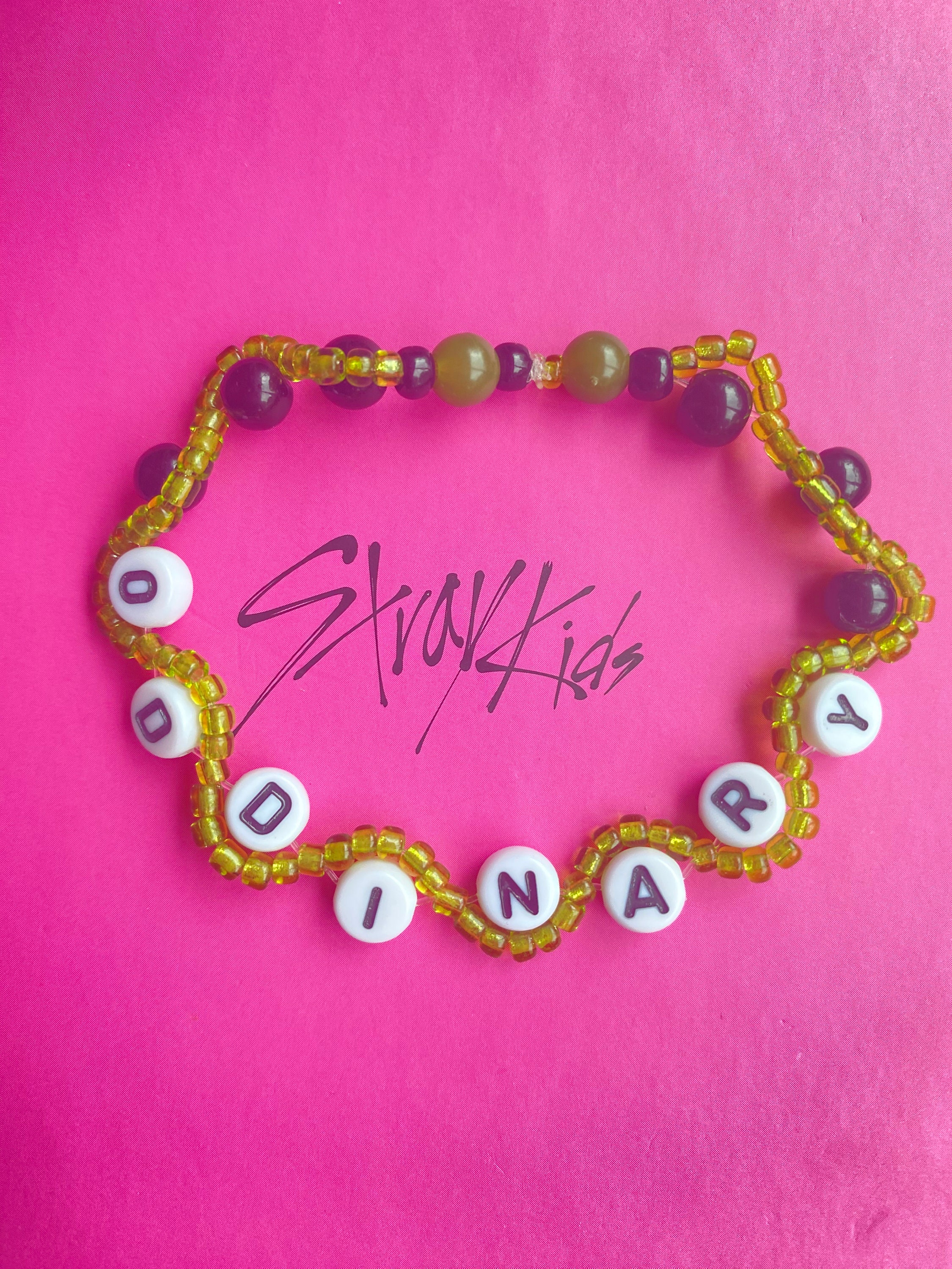 【VVV】Teen Pink Beaded Heart Toggle Necklace▲STRAYKIDS着用 Stray Kids felix & changbin 着用 / VVV / ティーンハート