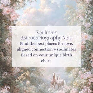 Love & Soulmate Attraction Astrocartography Reading - Etsy
