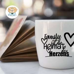Plotter and laser file &quot;Family is the home of the heart&quot; + freebie