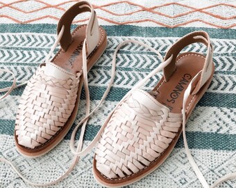 blush pink huaraches