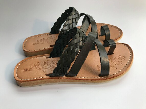 huarache slide sandals