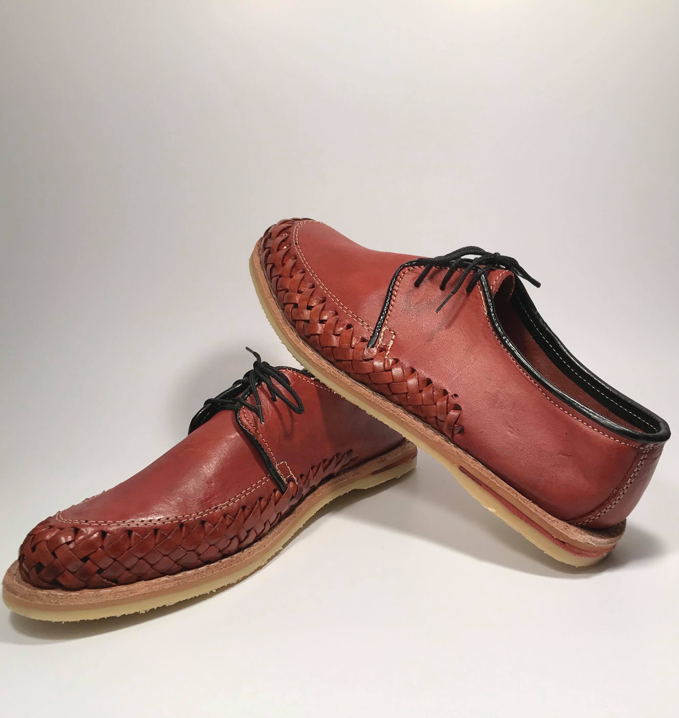 Mens Artisanal Shoes. Mexican Leather Shoes. Mexican Etsy