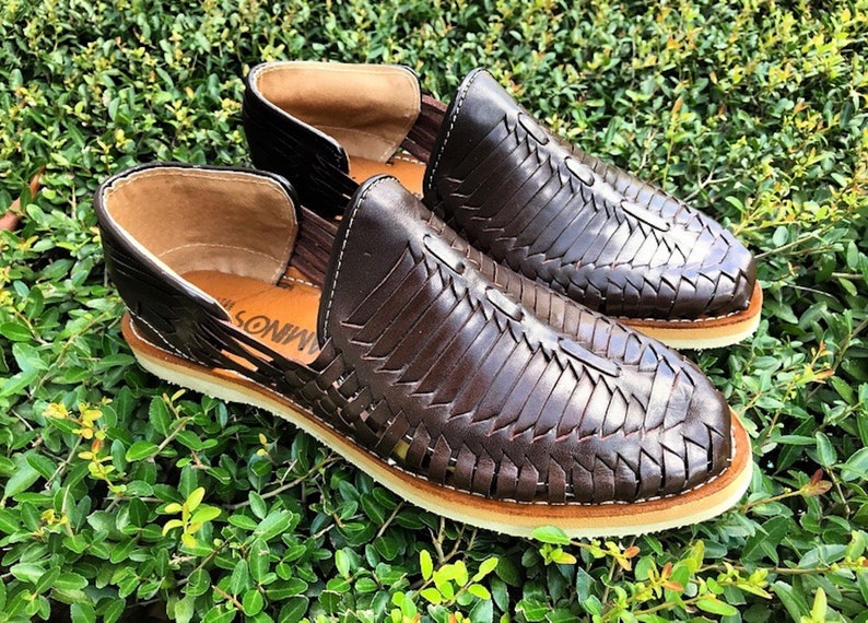 Brown Mens Huarache Sandal Handmade Huarache Leather
