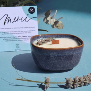 Lavender Candle from Provence - Vegetable wax - Relaxing fragrance - Handcrafted - 100% handmade in the Mediterranean
