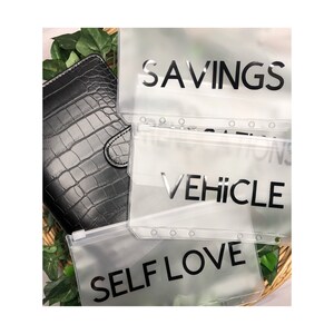 Starter Cash Envelope System Wallet Personal Planner 6 Ring Binder Envelopes, BinderWallet, Cash Envelopes, Customize, Rae Dunn, Dave Ramsey