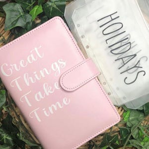 Starter Cash Envelope System Wallet Personal Planner 6-Ring Binder Envelopes, Binder Wallet, Cash Envelopes, Budgeting, Dave Ramsey