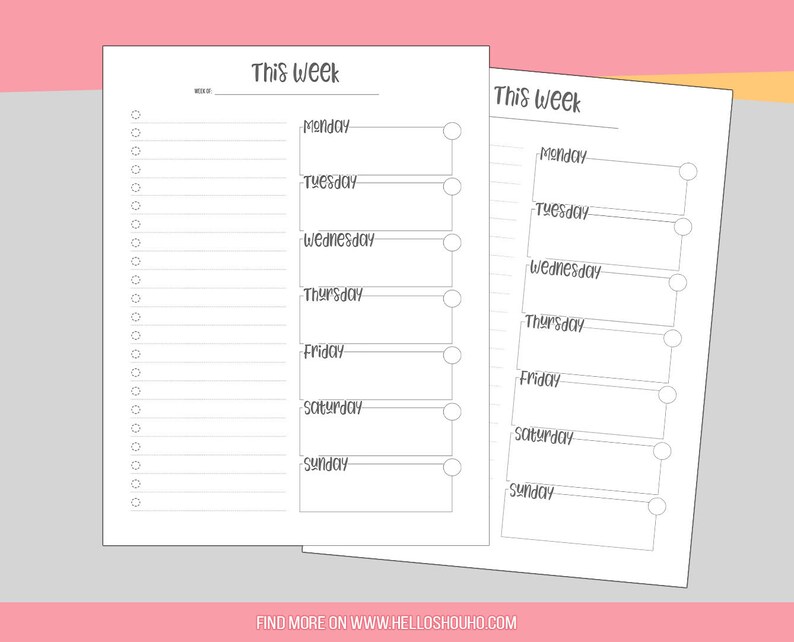 8 Weeks of Printed HP Classic 7 x 9.25 Size This Week Busy image 0