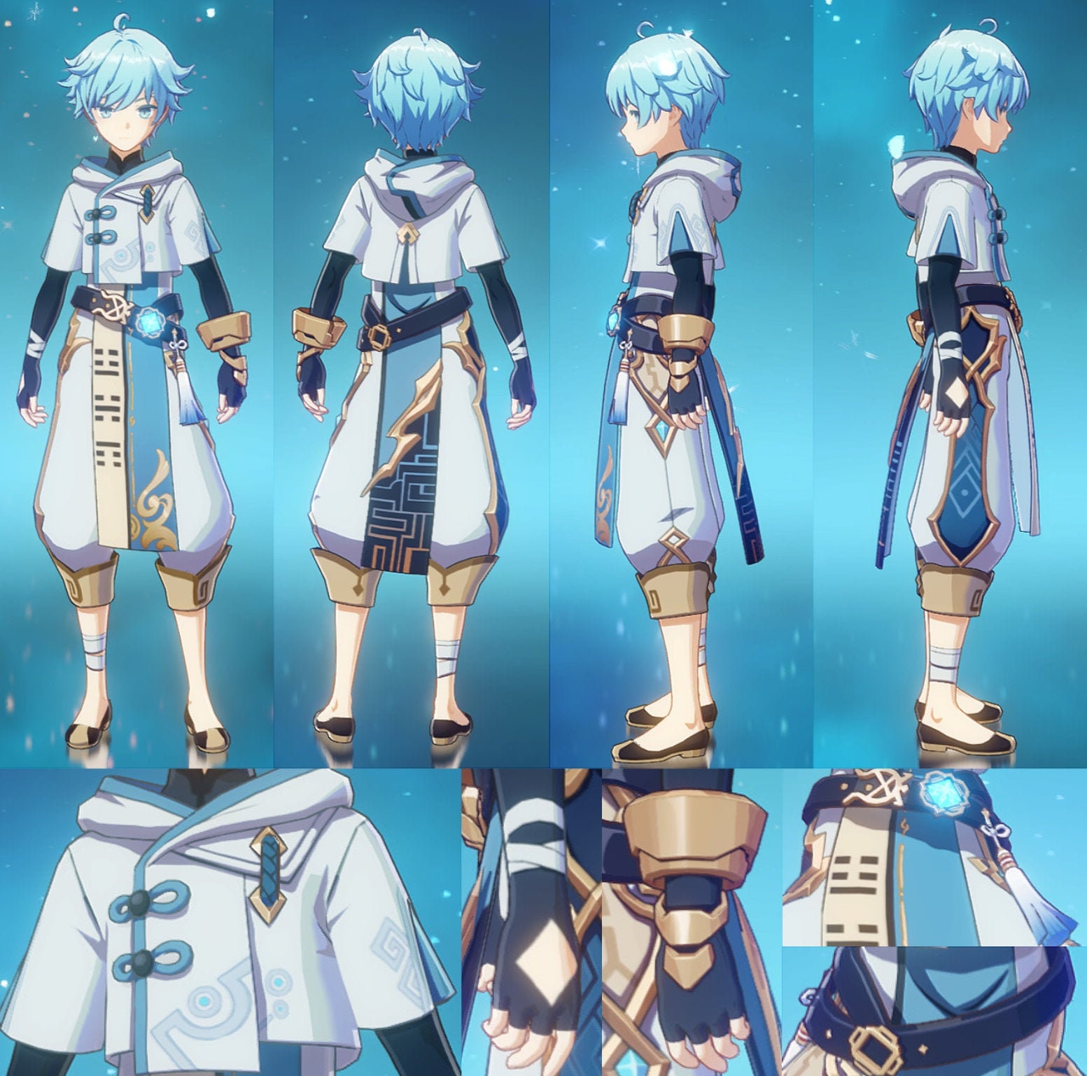Chongyun Genshin Impact Costume Cosplay Custom Made to Order - Etsy