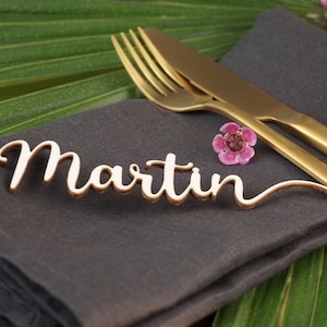 Wedding Place Cards - Place Cards - Fast Shipping! - Guest names - Personalized name tags - Wooden table decorations