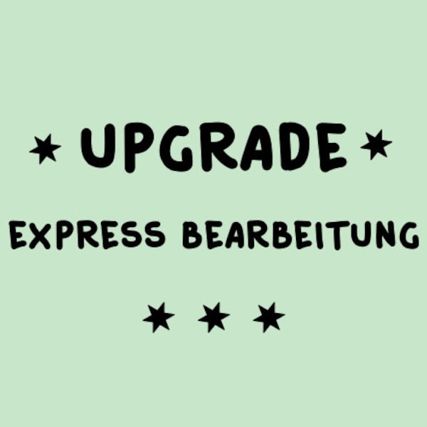 Upgrade Express Bearbeitung