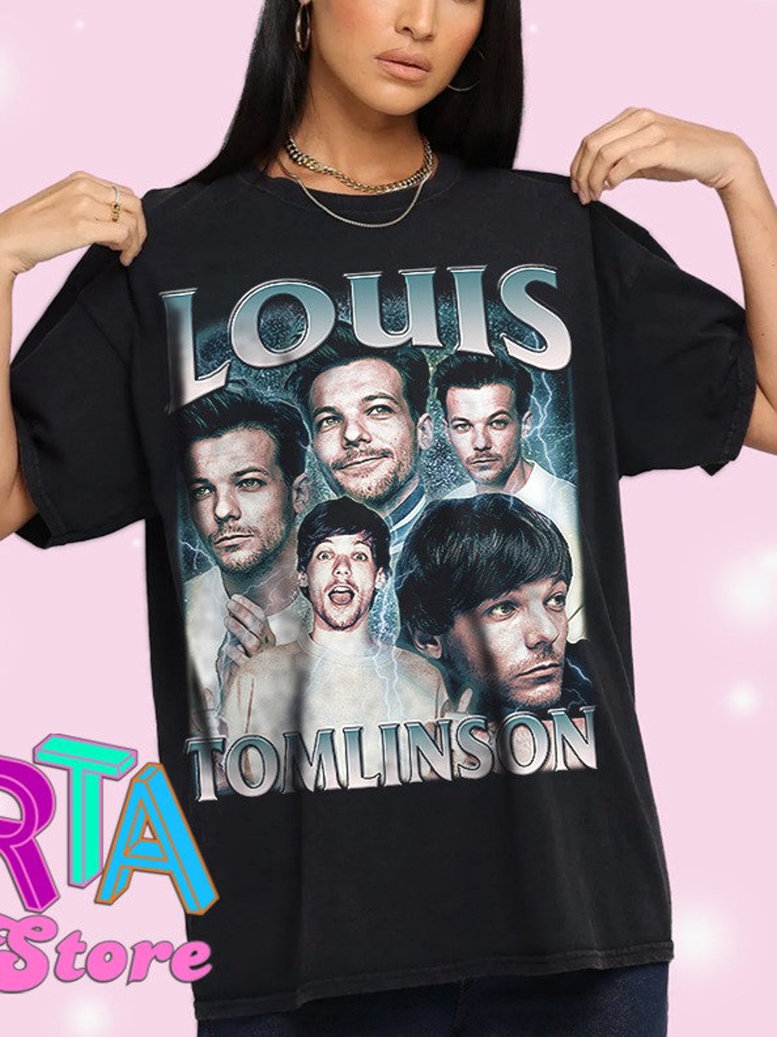 Louis Tomlinson Shirt Louis Tomlinson Printed Graphic Tee Etsy