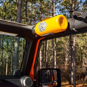 For Yeti and Hydro Flask JK/JKU Roll Cage Mounted Water Bottle Holder for Jeep Wrangler