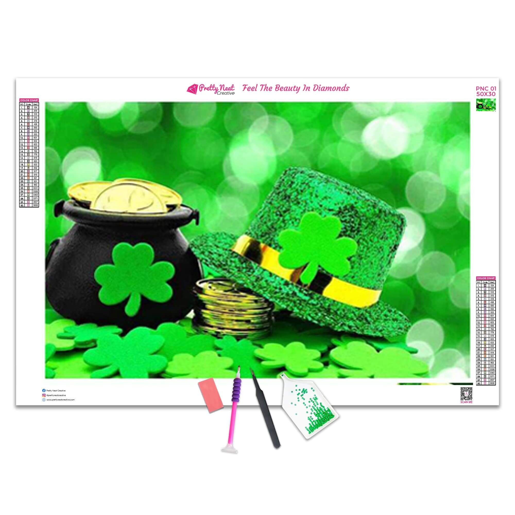 5D DIY St. Patrick's Day Diamond Art Painting Kit Full Etsy
