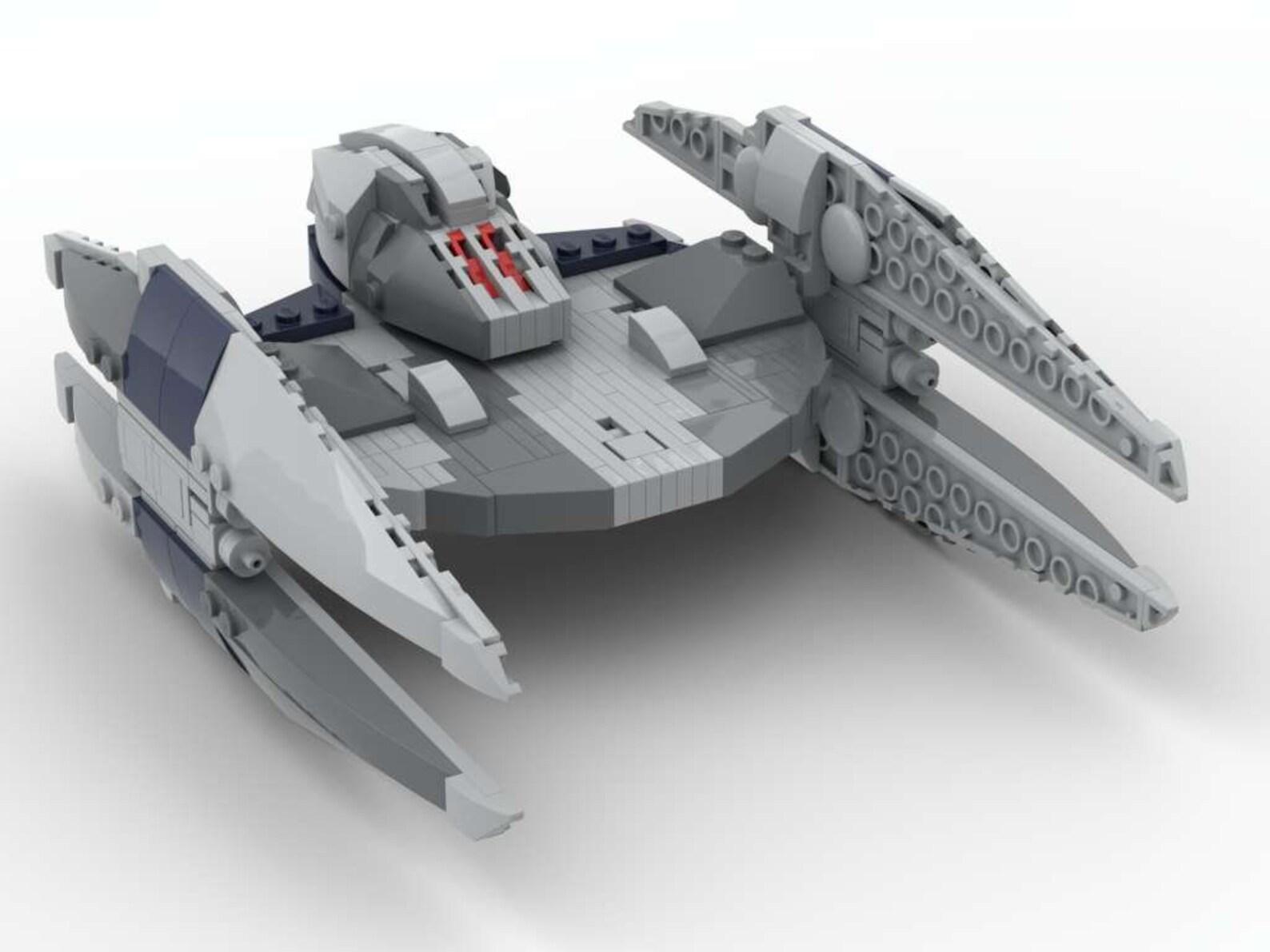 Lego Star Wars MOC Vulture Droid fighter/Two colors. PDF Etsy