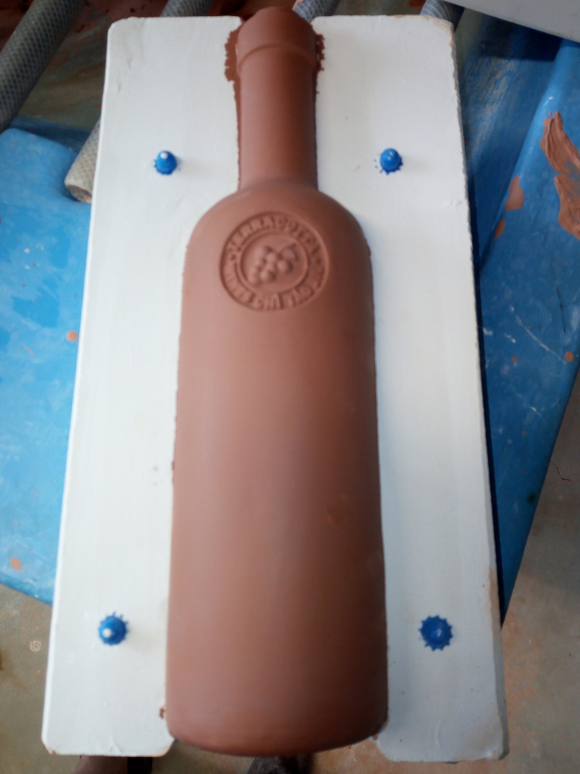 Clay amphora wine Bottle Retro vintage Terracotta Wedding Etsy