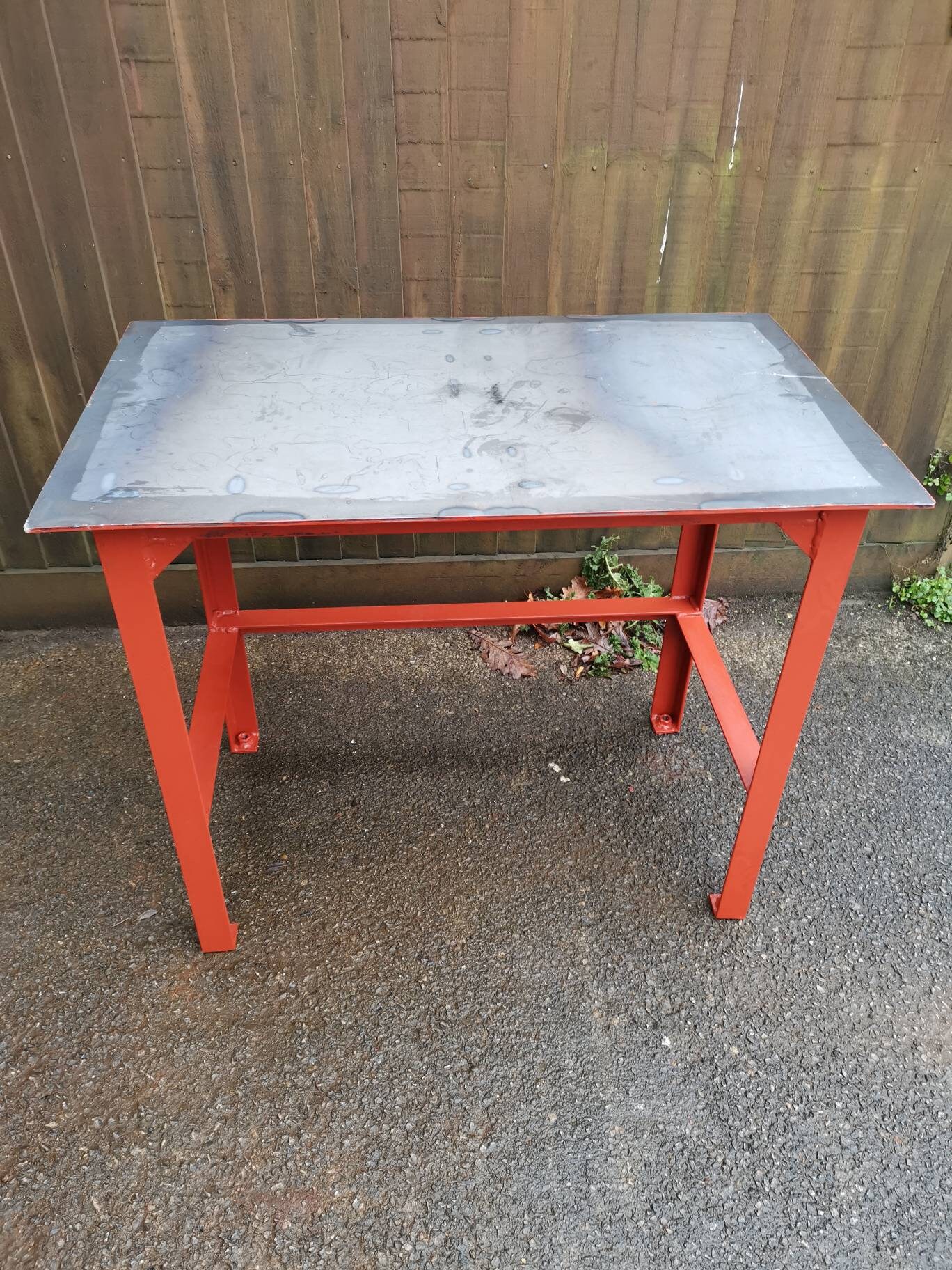Welding bench heavy duty steel workbench 600x1000 mm top Etsy