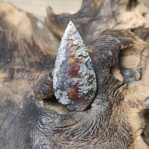 Beautiful Scenic Moss Agate Cabochon