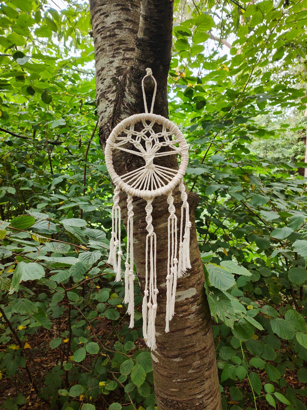 Handmade macrame tree of life wall hanging dream catcher etsy