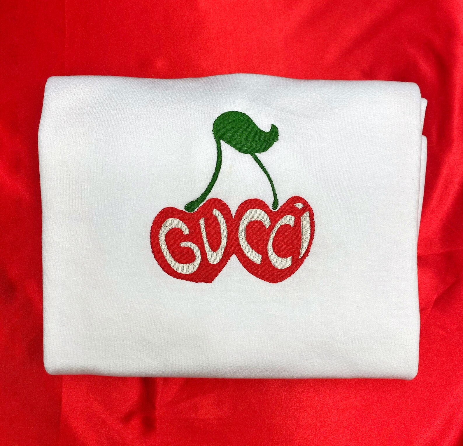 Gucci Cherry Crewneck/Sweater/Sweatshirt Etsy