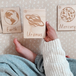 PLANET FLASHCARDS, flashcards for kids, planets, solar system, educational resources for kids