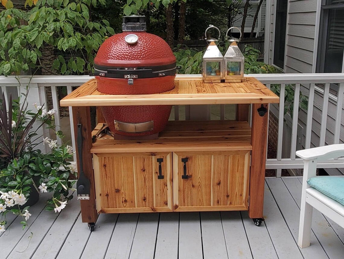 Hawkeye Ceramic Grill Table Etsy