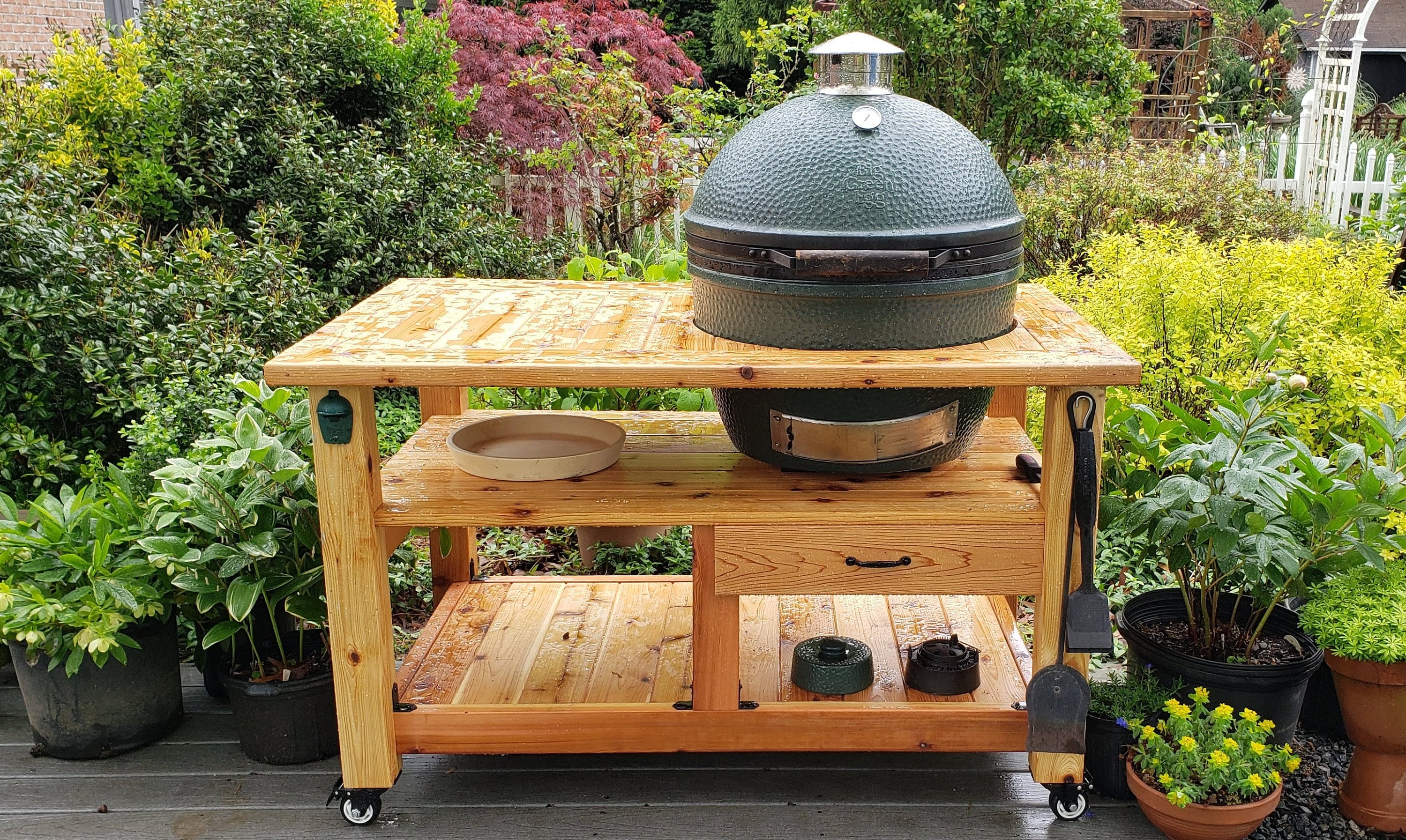 Green Egg Table Etsy