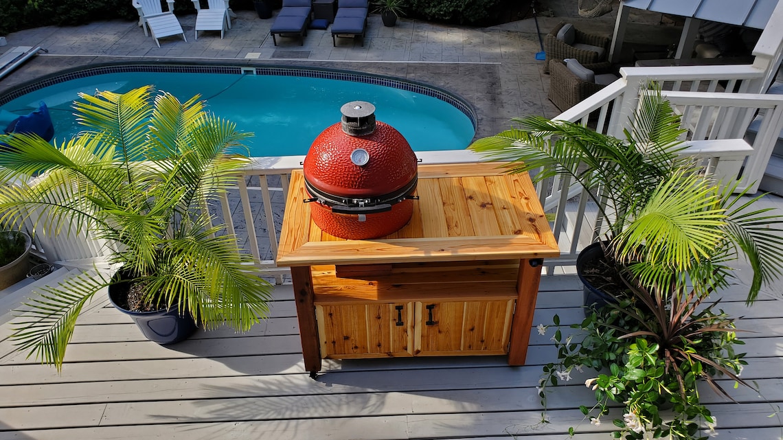 Hawkeye Ceramic Grill Table Etsy