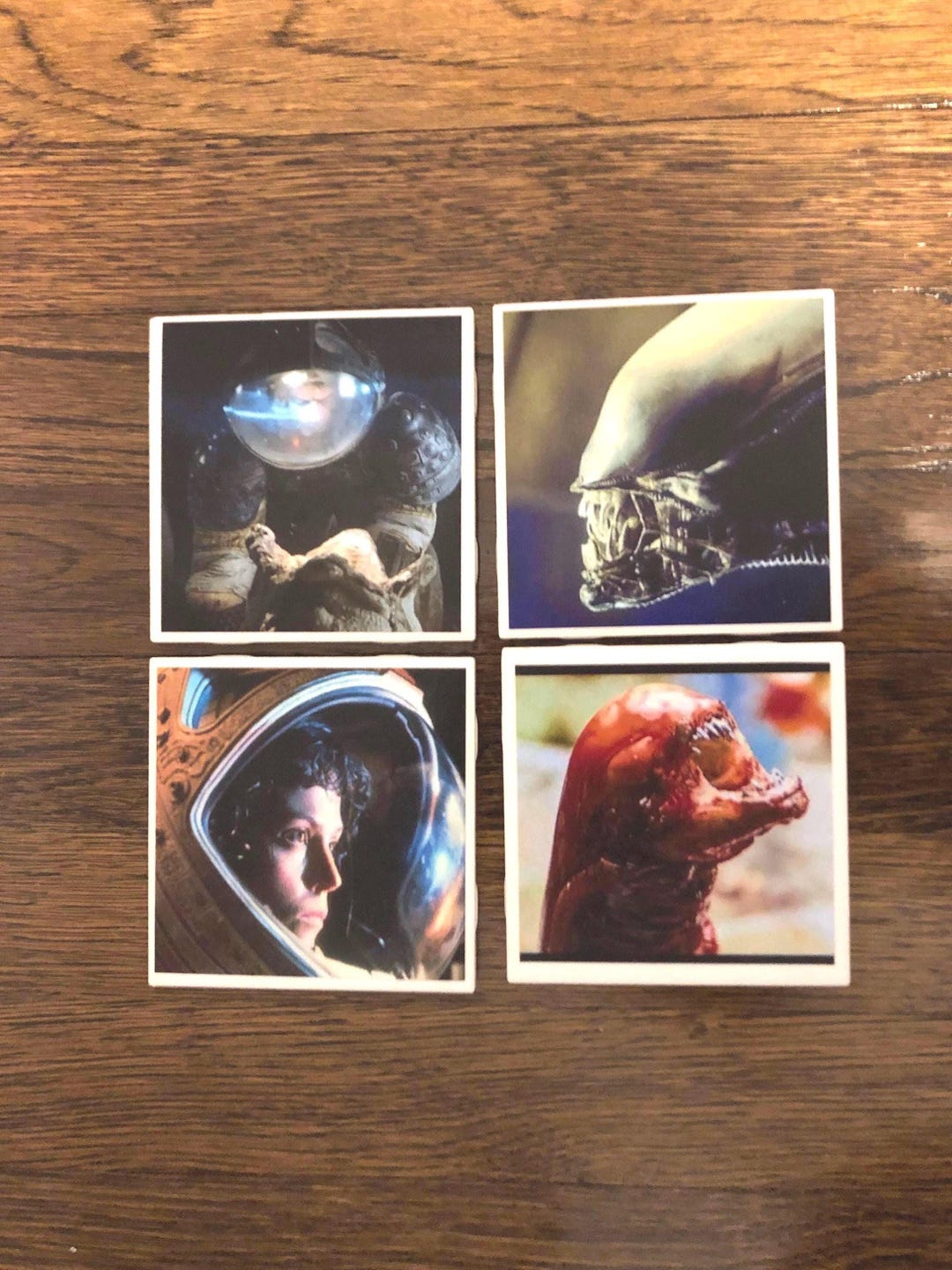 Alien- Movie Coasters- Set of 4- Ceramic Drink Coasters-xenomorph - Etsy