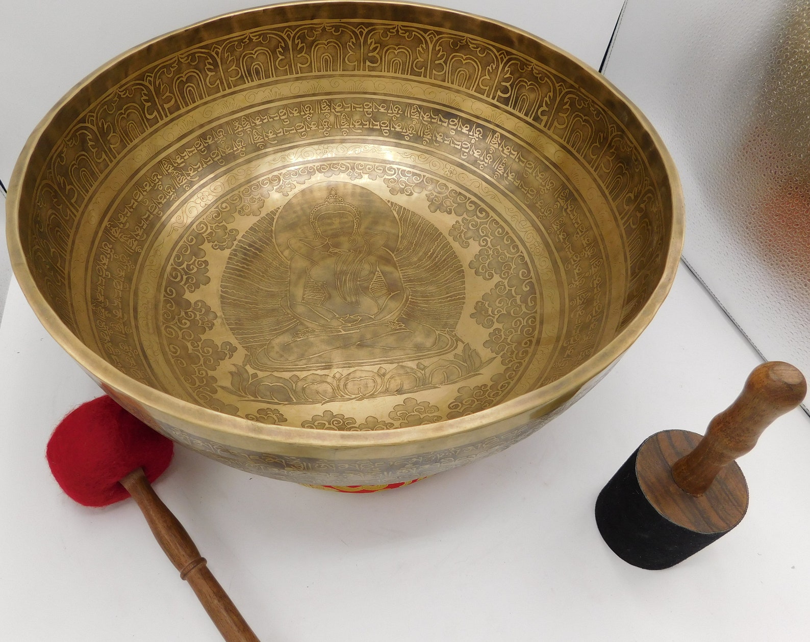 18 inch Buddha singing bowl large singing bowl for Etsy