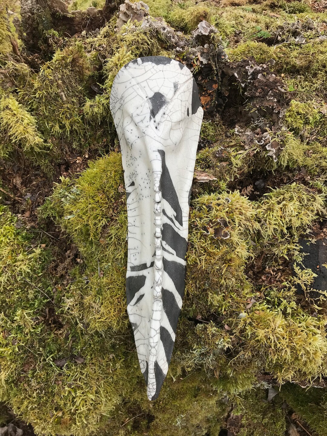 Ceramic Raku Mask, Handmade Art From Sweden, Wall Decoration, Home ...