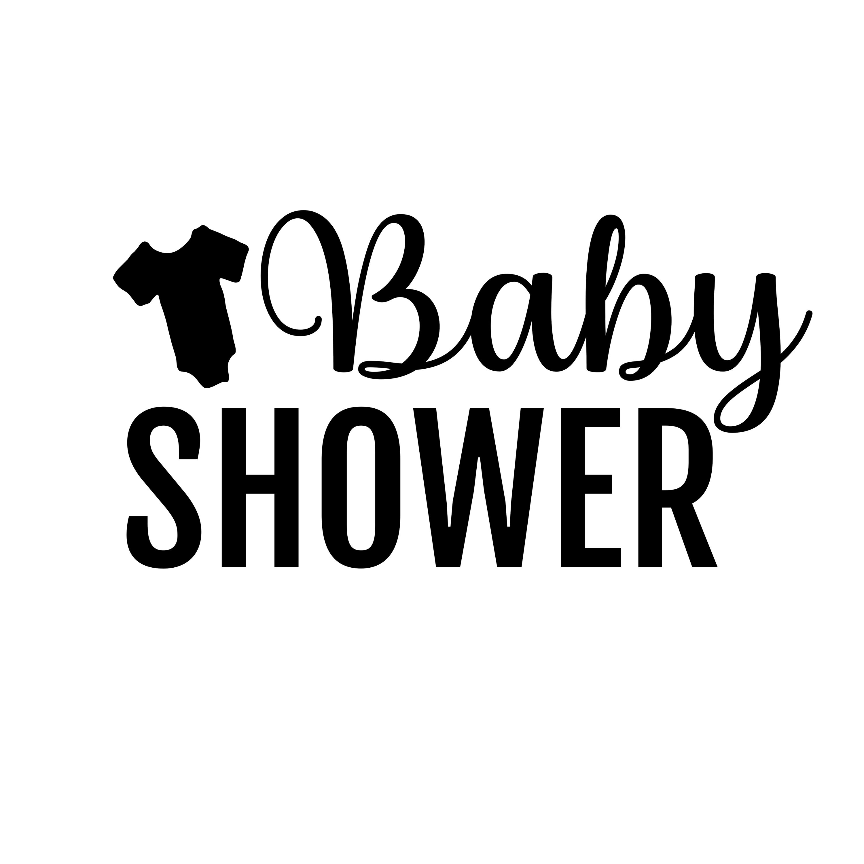 Baby Shower SVG Download File Plotter File Crafting Etsy