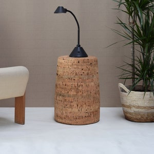 Solid Cork Stool 03 | Rustic Stool | Contemporary Stool | Side Table | LivingRoom Decor | Sustainable Decor | Cork Furniture | Birthday Gift