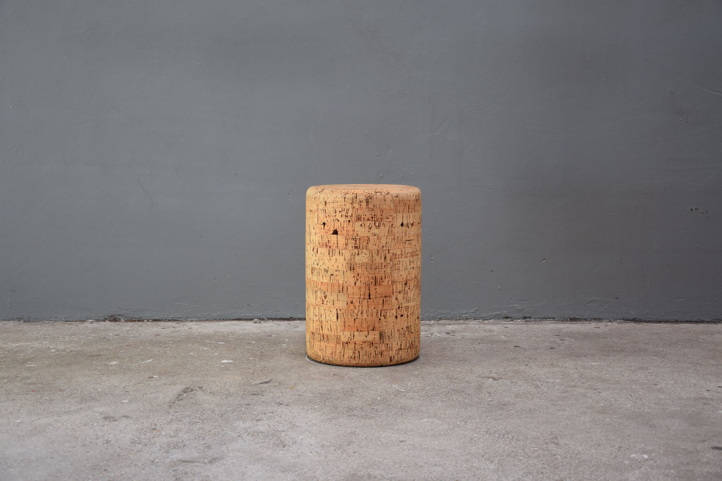 Solid Cork Stool 01 Cork Furniture Side Table Natural Etsy Australia