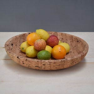 Natural Cork Bowl | Fruit Bowl | Nut bowl | Eco-Friendly homeware | Decoration | Birthday Gift | Kitchen | Natural Fruit flies repellent