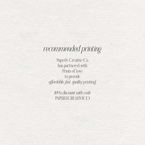 Paperly Creative Co has partnered with Prints of Love to provide affordable, fast, quality printing!

10% discount with code PAPERLYCREATIVECO