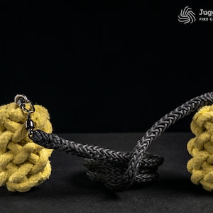 Fire and Practice Meteor Hammer - Made to your Size - 100% Pure Kevlar Heads
