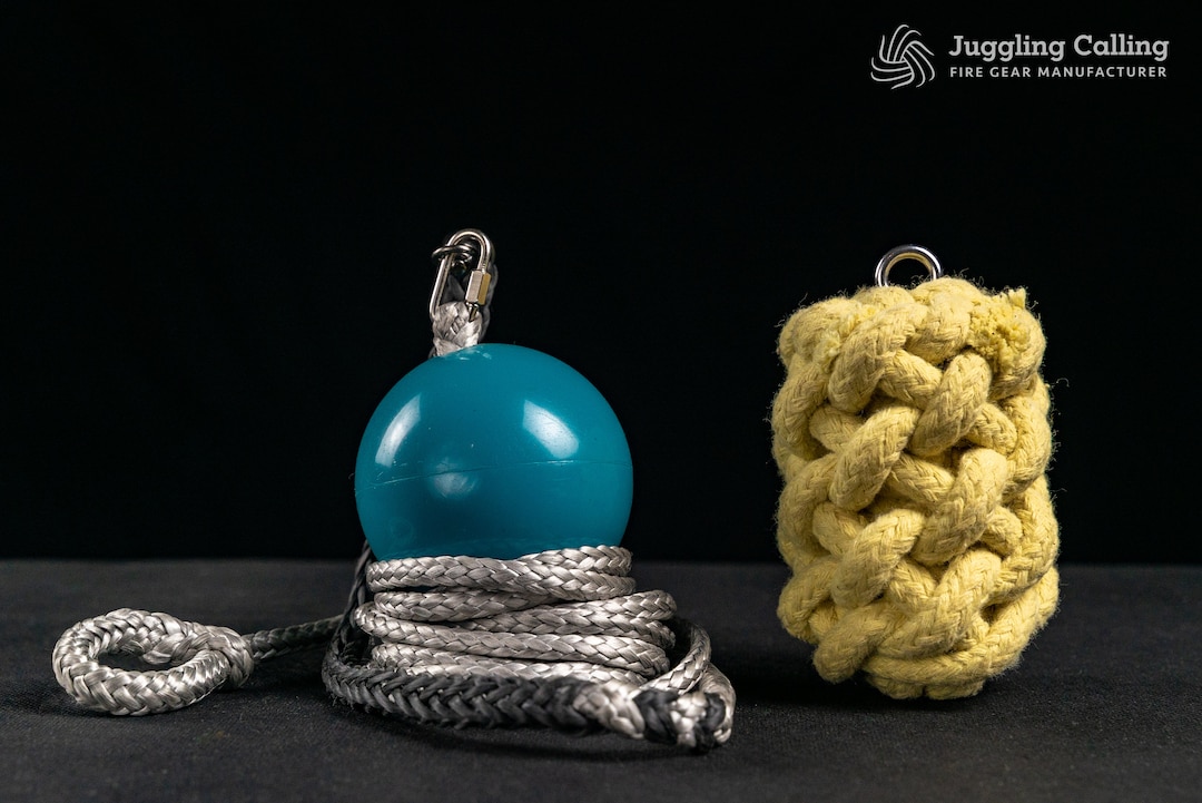 Fire & Practice Rope Dart 100 Pure Kevlar Heads Dyneema and Technora