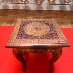 Table For Temple Wooden Carved Temple Top - Etsy