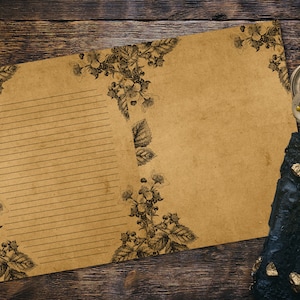 Páginas para download do Livro das Sombras, Ink Brambles, Ink Saving, Grimoire Pages, Spell Book, Wicca, Witchcraft, Printable, Digital Download