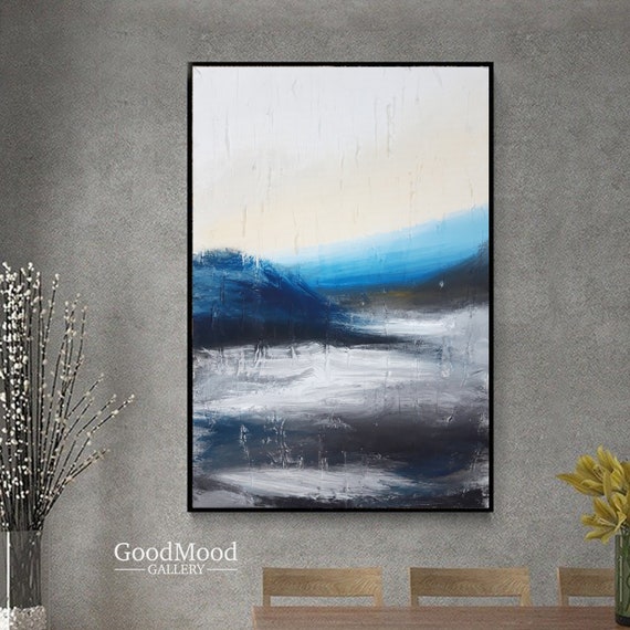 Large Canvas Art Original Wall Art Abstract Painting Canvas | Etsy