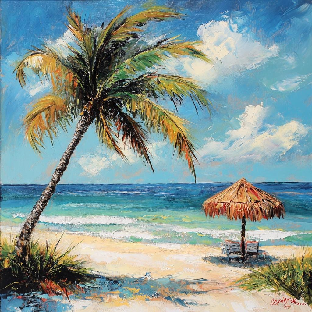 Tropical Beach Painting Palm Tree Seascape Coastal Wall Art Etsy tropical-beach-painting-palm-tree-seascape-coastal-wall-art-etsy