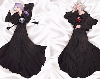 Endwalker Emet + Hythlodaeus Body Pillow Dakimakura