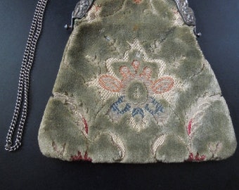 Vintage carpet evening bag / purse