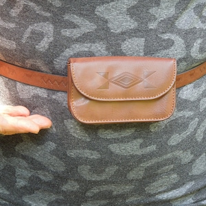 Small stylish belt purse