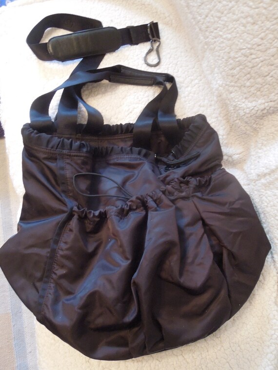 Lululemon nylon shop bag