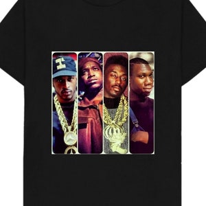 Mount Rushmore of Hip Hop t-shirt (Rakim, Kool G Rap, Big Daddy Kane, KRS-1)